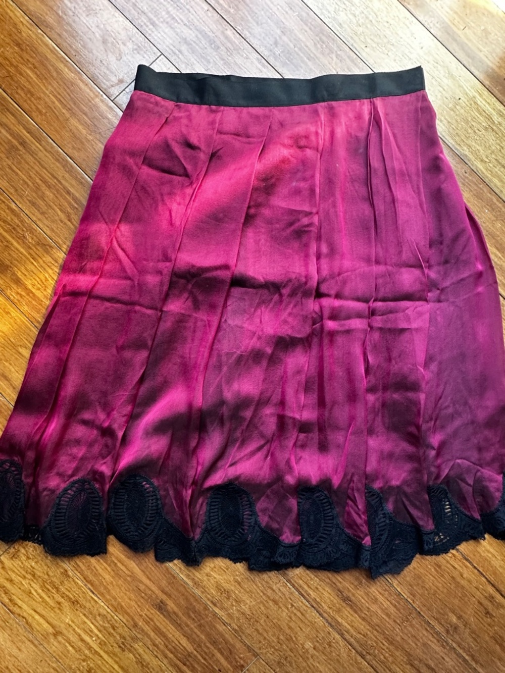 Charles Nolan Silk Skirt - Picture 2 of 5